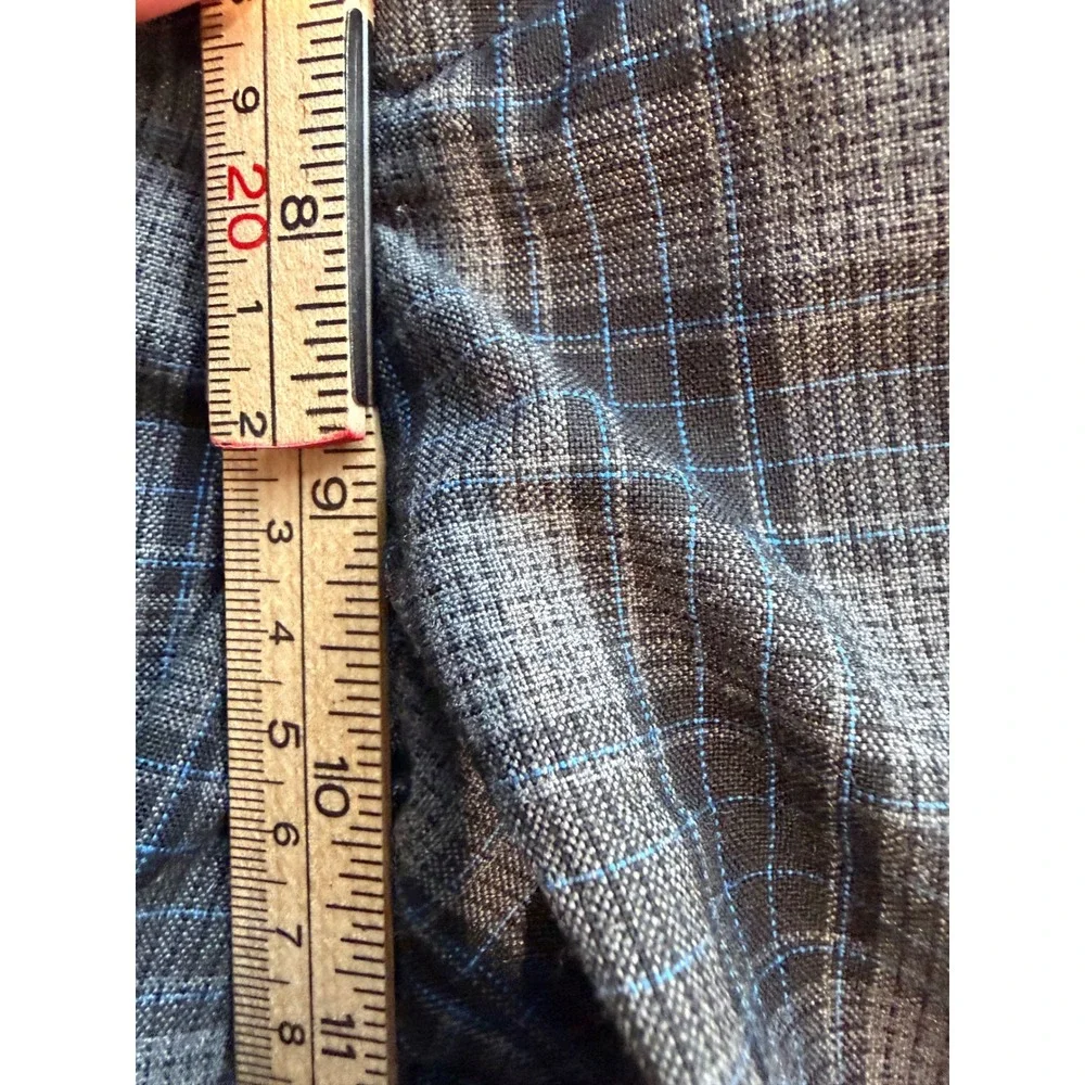 Hurley Mens Plaid Walk Shorts Grey Black Blue‎ MW606NOM2 Size 30